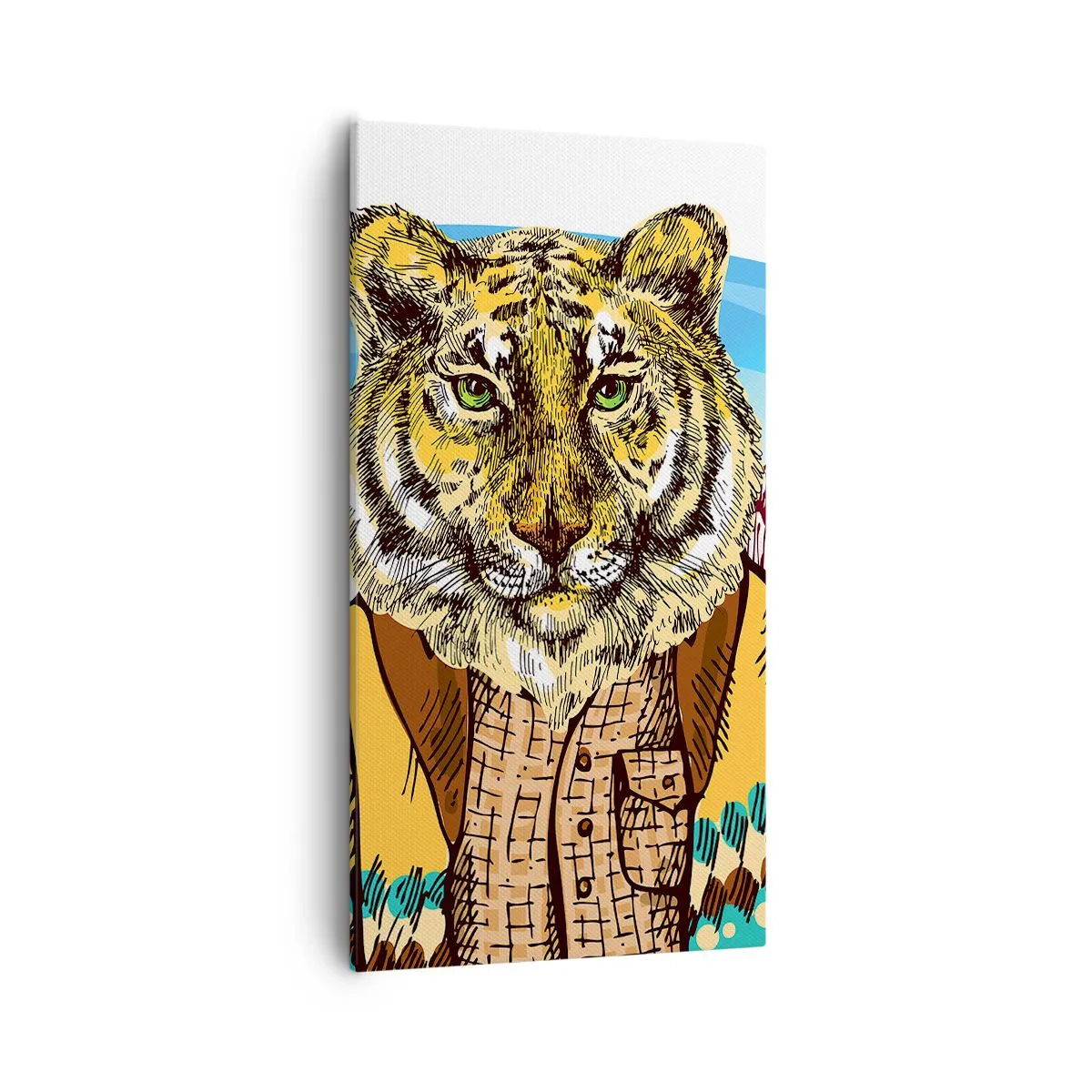 Obraz na płótnie - Nie taki dziki jak go rysują - 55x100 cm