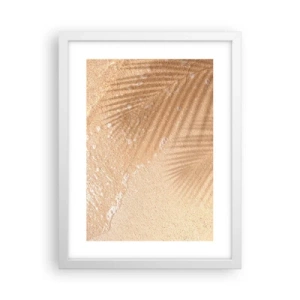 Plakat w białej ramie - Cień gorącego lata - 30x40 cm