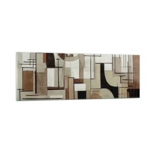 Obraz na szkle - Pejzaż miejski 2.0 - 90x30 cm