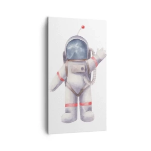 Obraz na płótnie - To na razie! - 45x80 cm