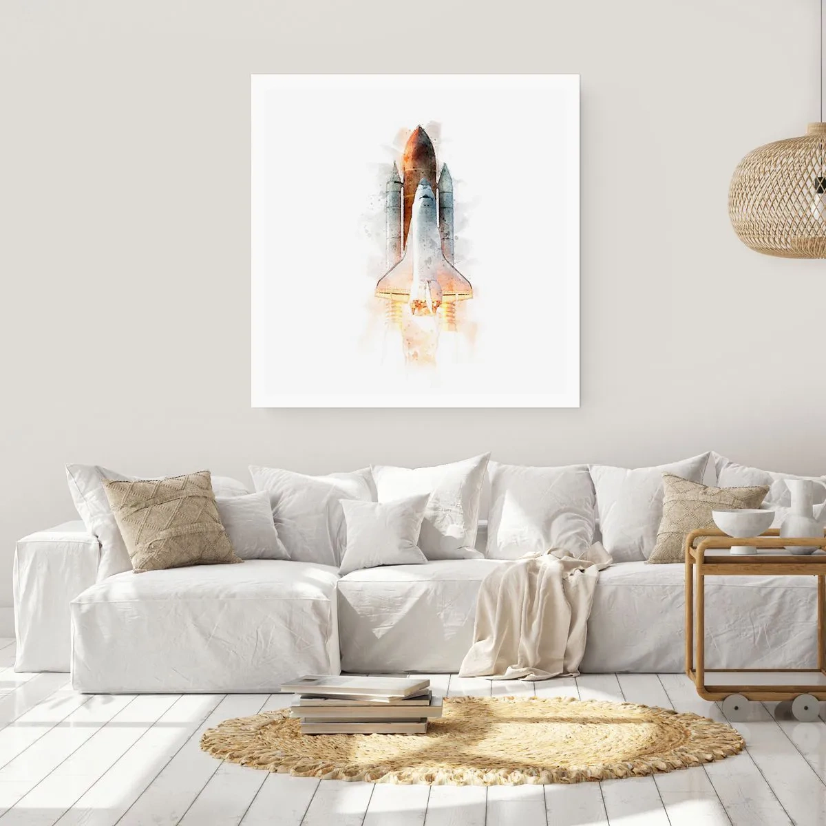 Plakat - Odkrywcy na start - 40x40 cm