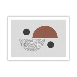 Plakat - Doskonałość koła - 70x50 cm