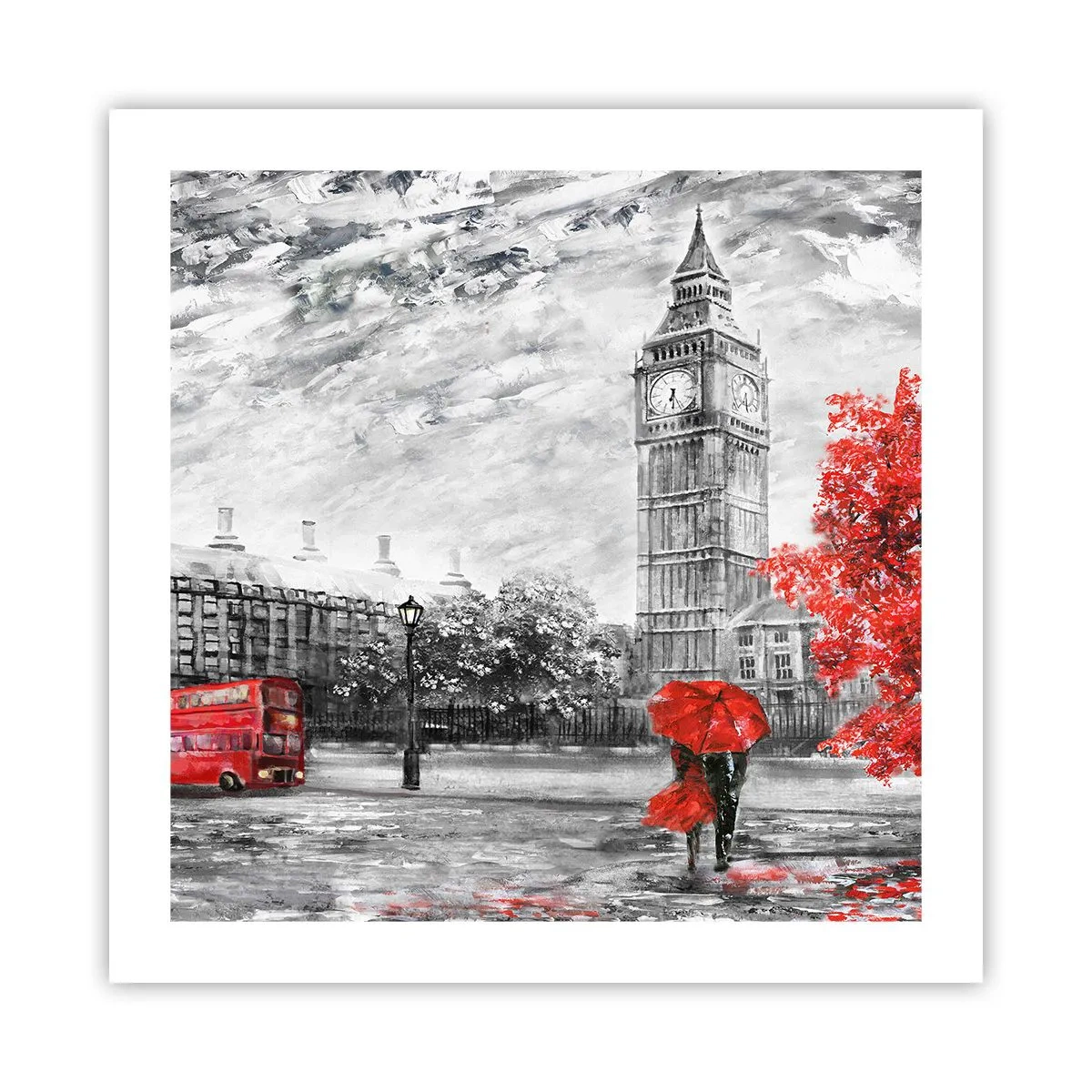 Plakat - Ekscytujący dzień - 50x50 cm