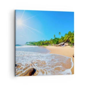 Obraz na płótnie - Egzotyczne miejsce dla ciebie - 50x50 cm