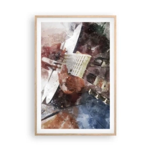 Plakat w ramie jasny dąb - I co o tym myślisz? - 61x91 cm