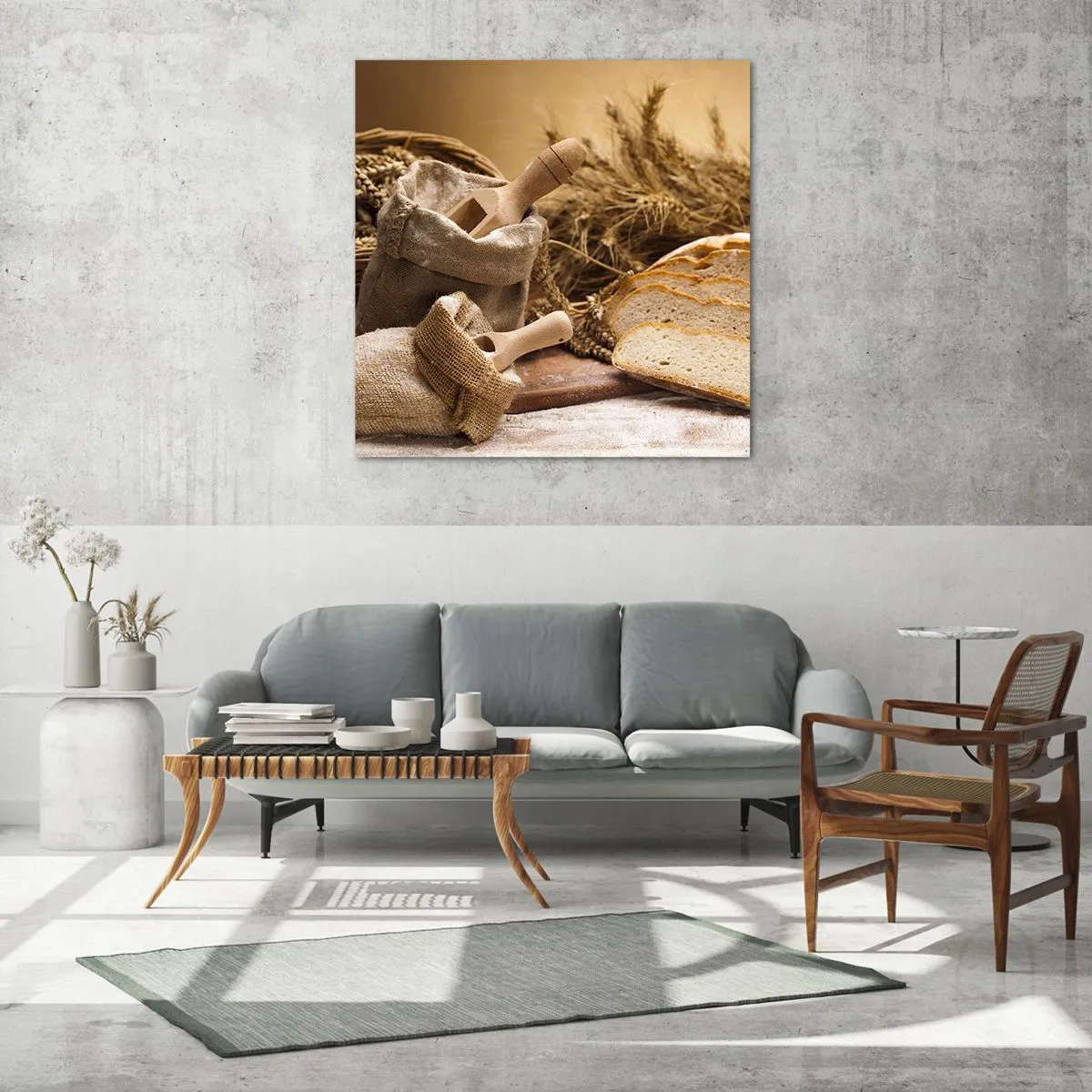 Obraz na szkle - Jak nożem uciął - 70x70 cm