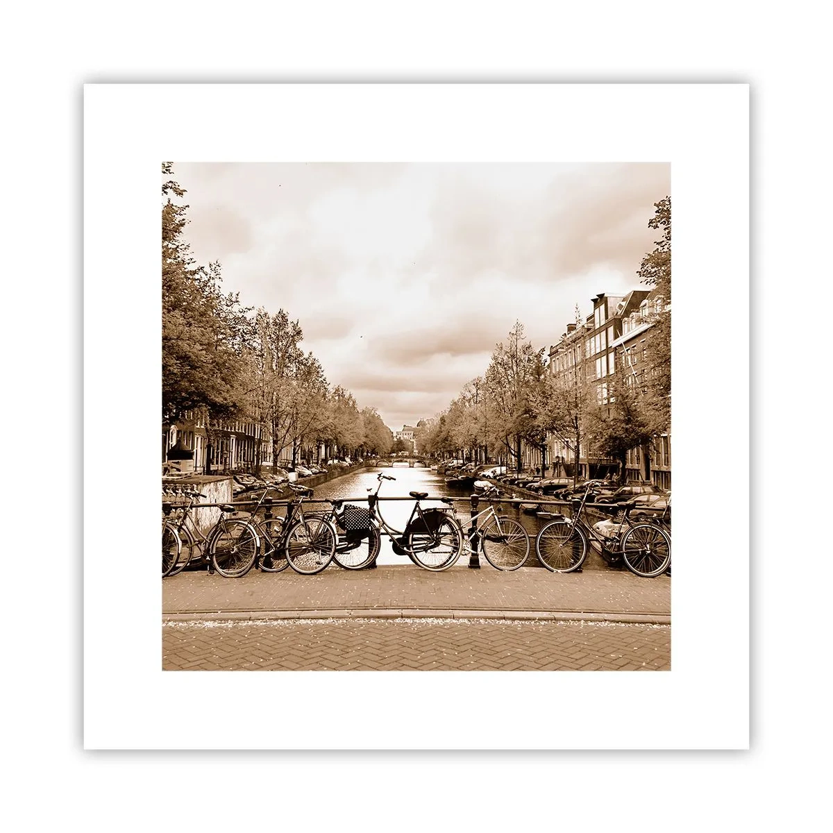 Plakat - Holenderskie klimaty - 30x30 cm