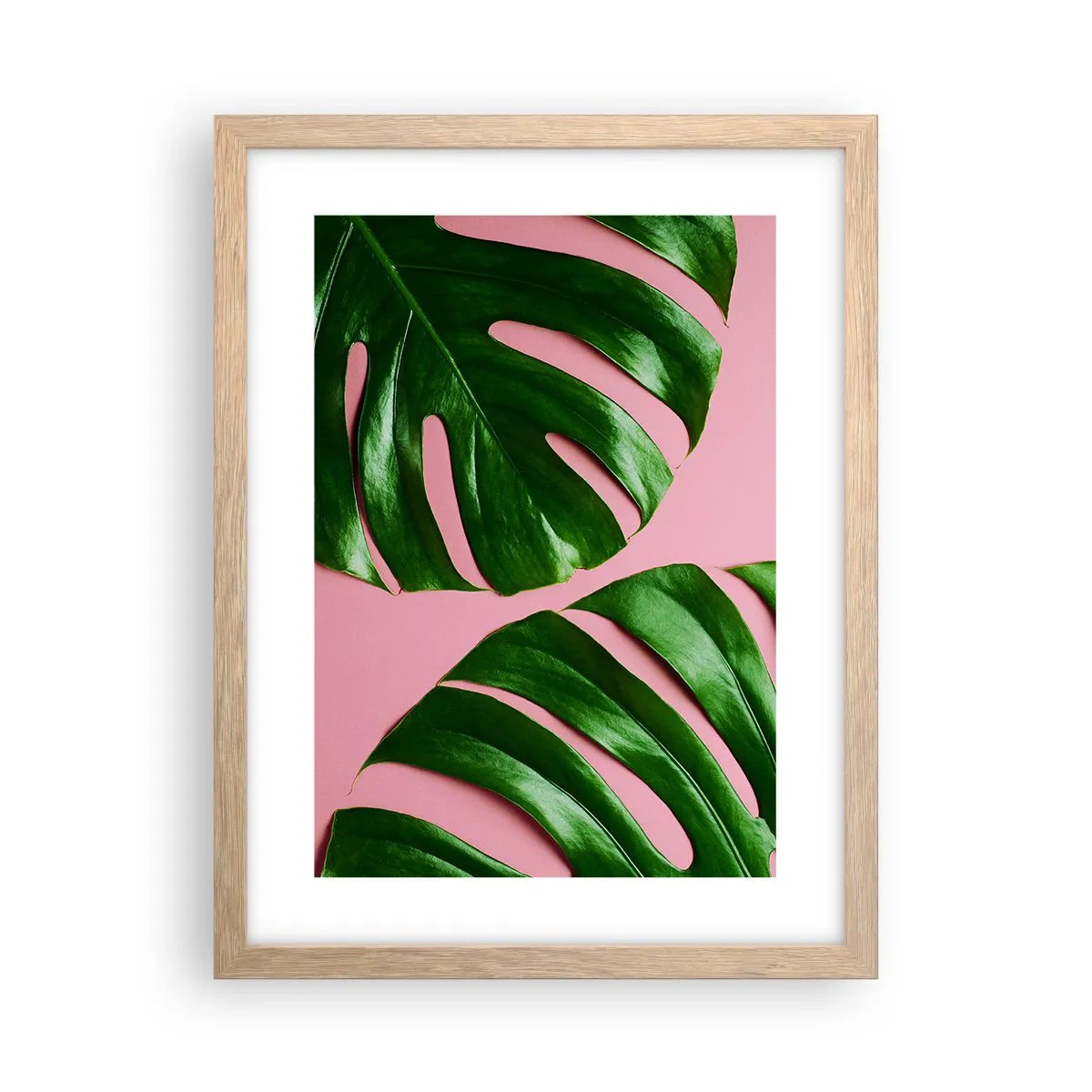Plakat w ramie jasny dąb - Zielone rendez-vous - 30x40 cm