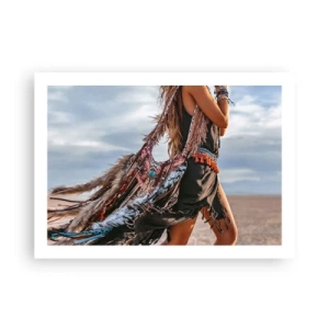 Plakat - Dziewczyna szamana - 70x50 cm
