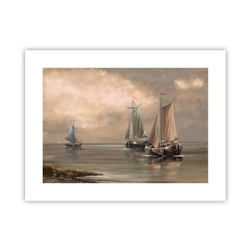 Plakat - Powrót żeglarzy - 40x30 cm