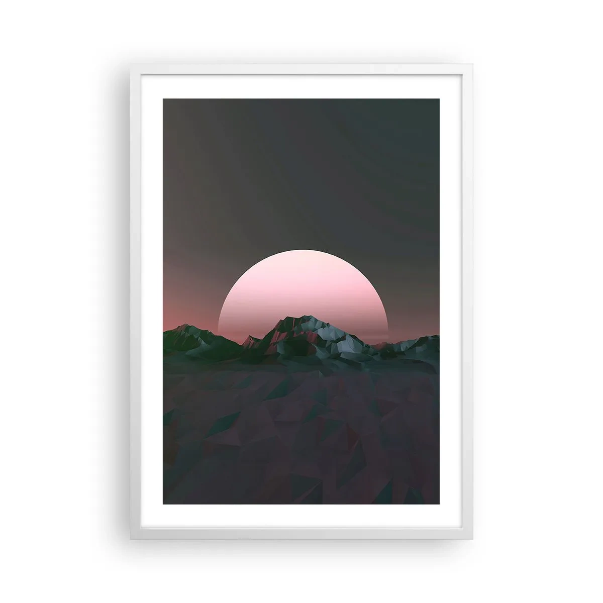 Plakat w białej ramie - W sąsiedniej galaktyce - 50x70 cm