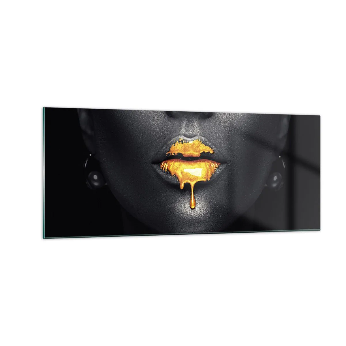 Obraz na szkle - Złotousta - 100x40 cm