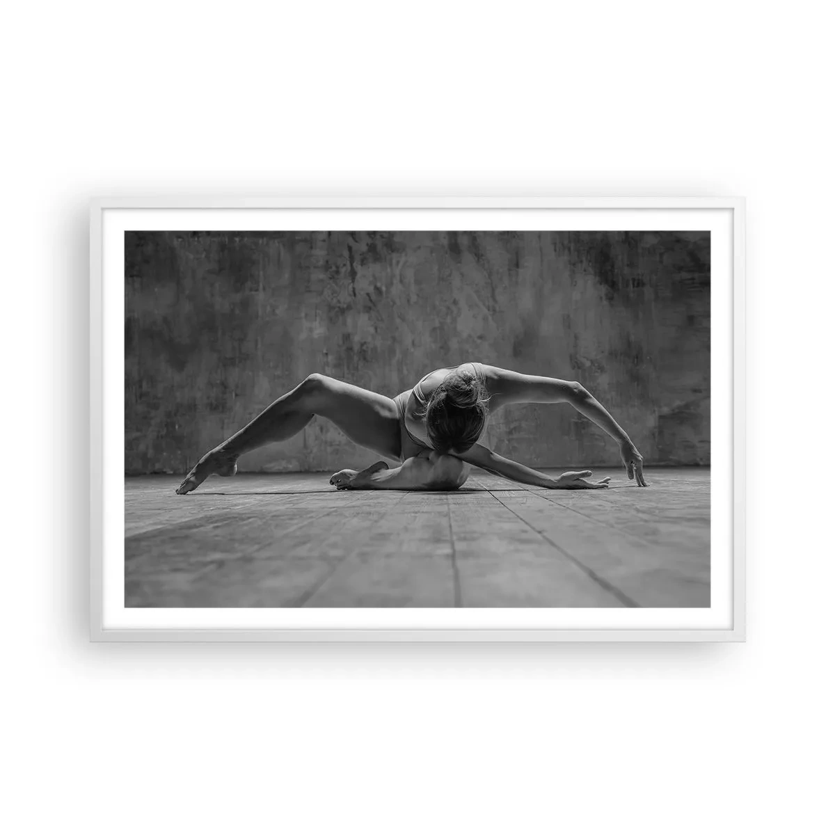 Plakat w białej ramie - Symetria odnaleziona - 91x61 cm