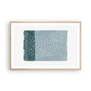 Plakat w ramie jasny dąb - Wyrosłe na błękicie - 91x61 cm