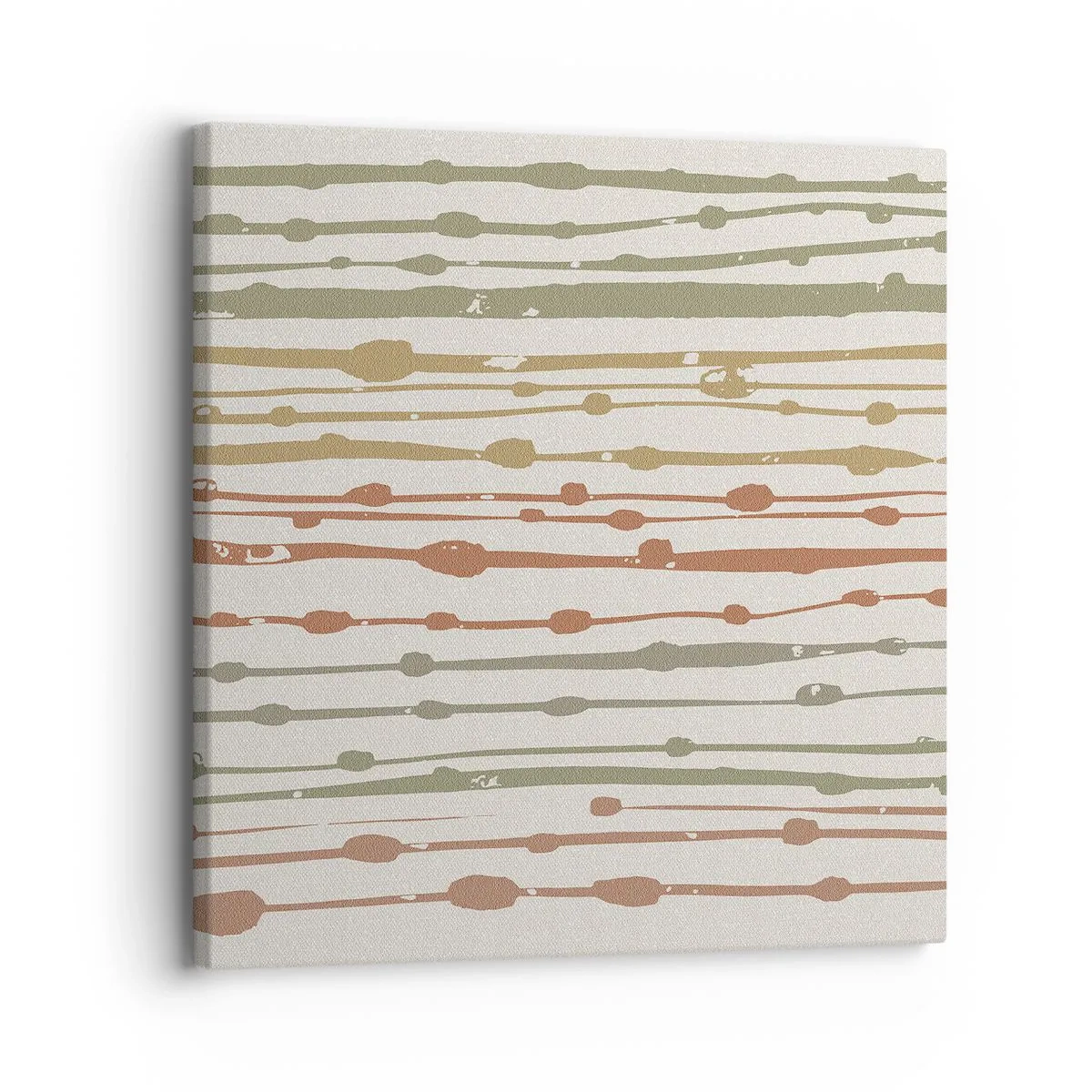 Obraz na płótnie - Muzyczny zapis barw - 30x30 cm