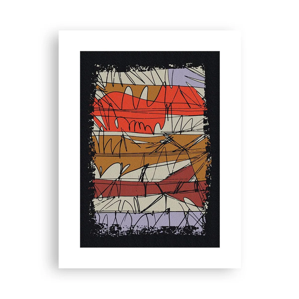 Plakat - Kompozycja spontaniczna - 30x40 cm