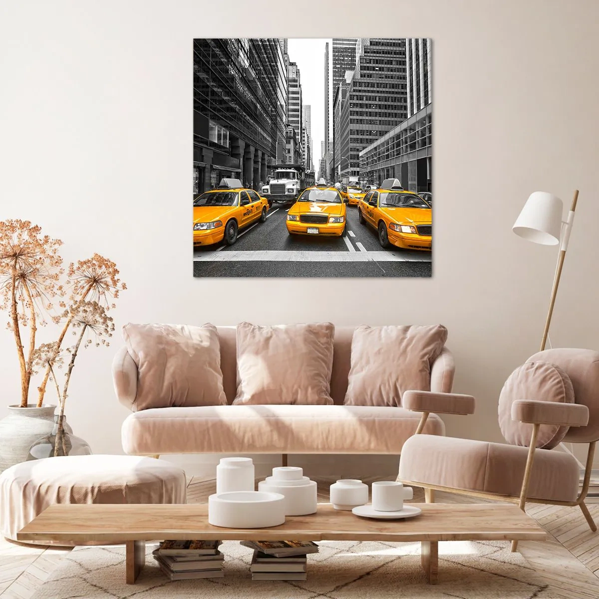 Obraz na płótnie - To my ubarwiamy miasto - 60x60 cm