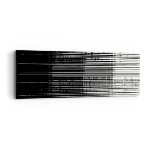 Obraz na płótnie - Fale i drgania - 90x30 cm