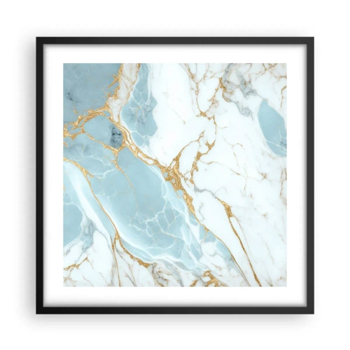 Plakat w czarnej ramie - Bogactwo kamienia - 50x50 cm