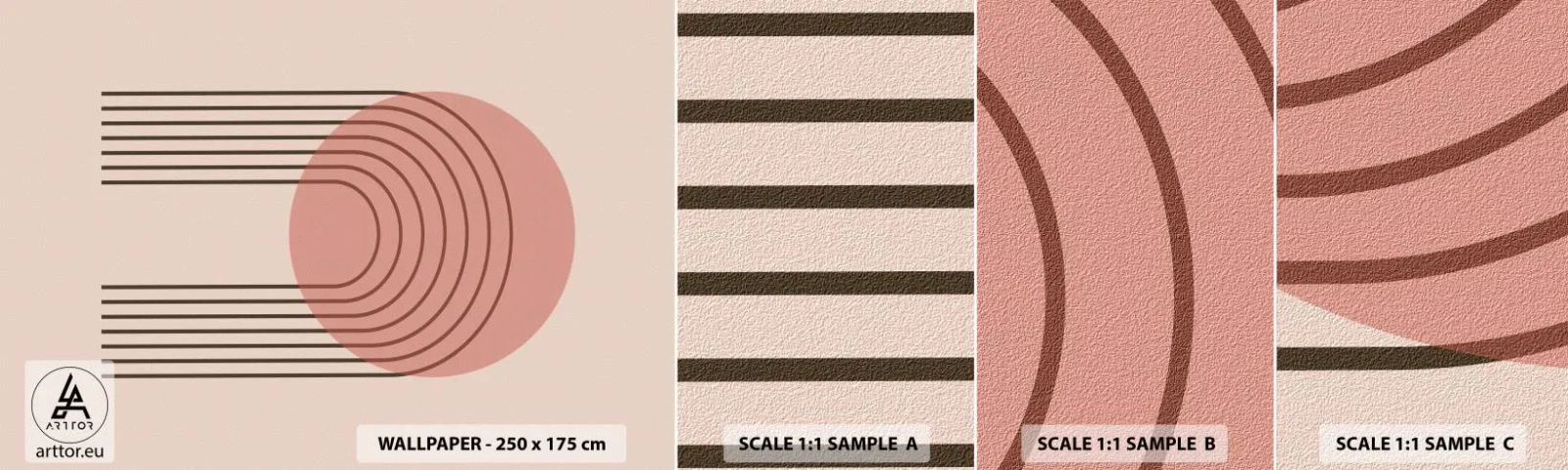 Fototapeta Próbka Samoprzylepna Deluxe Sticker - Nieodparte przyciąganie - Abstrakcja, Sztuka, Modern Art. - 100x30 cm