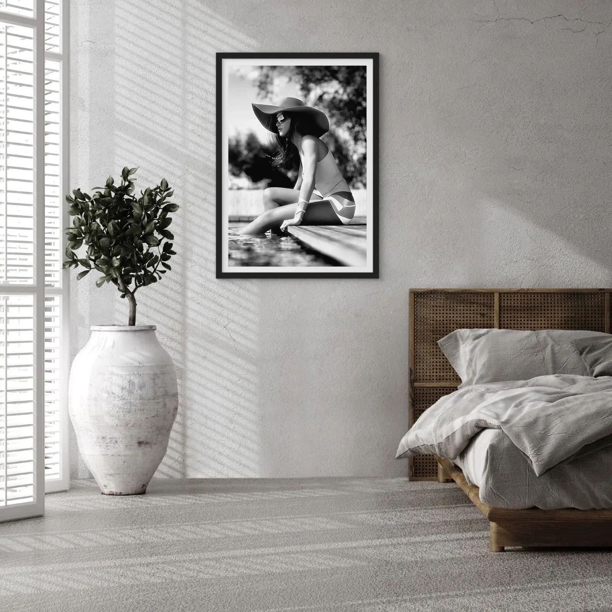 Plakat w czarnej ramie - Letnie marzenie - 40x50 cm