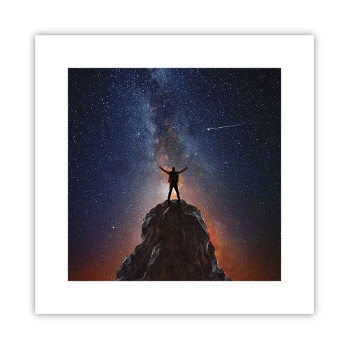 Plakat - Moc jest ze mną! - 30x30 cm