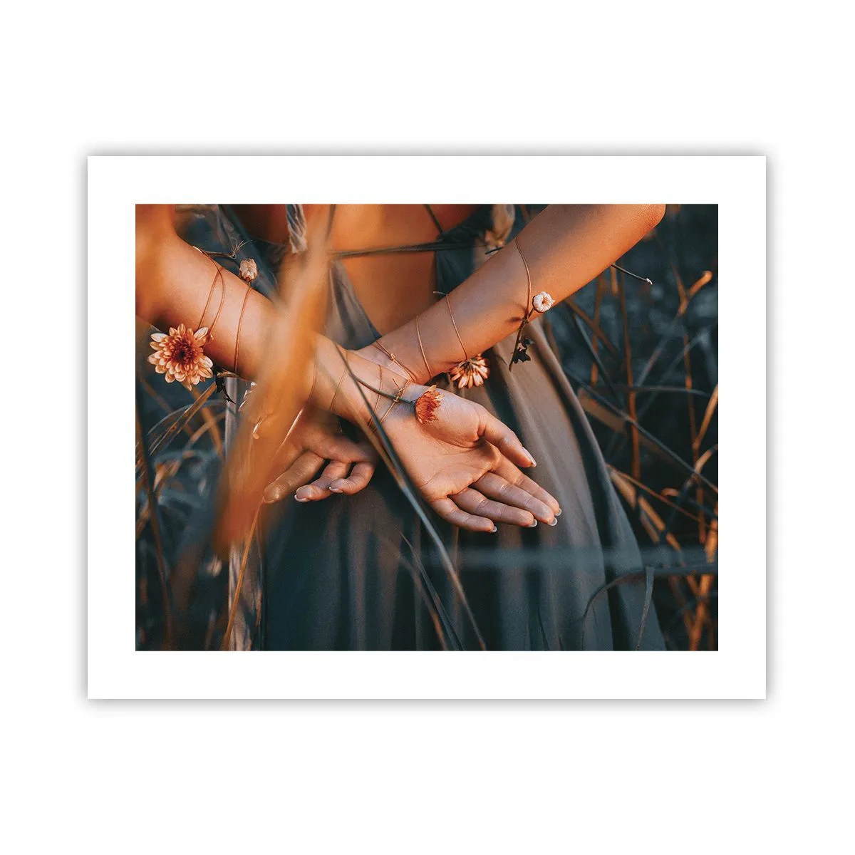 Plakat - Związana z naturą - 50x40 cm