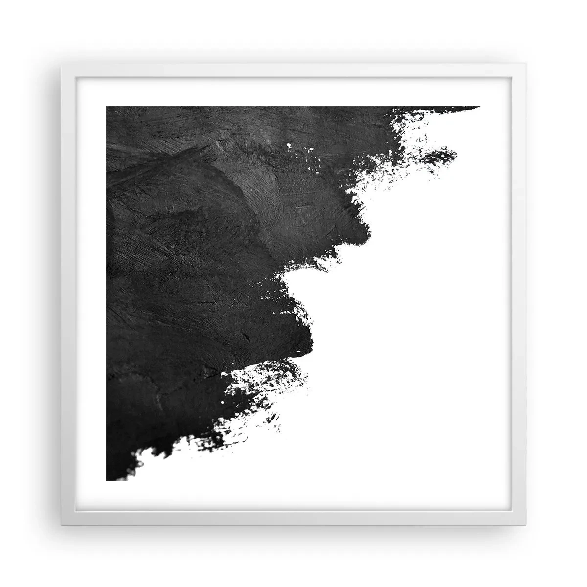 Plakat w białej ramie - Żywioły: ziemia - 50x50 cm