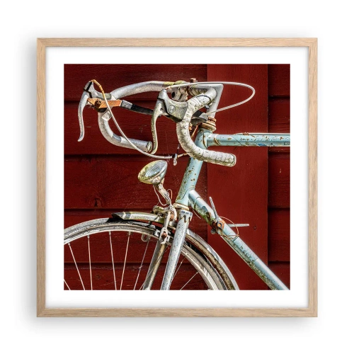 Plakat w ramie jasny dąb - Stworzony do zwycięstw - 50x50 cm