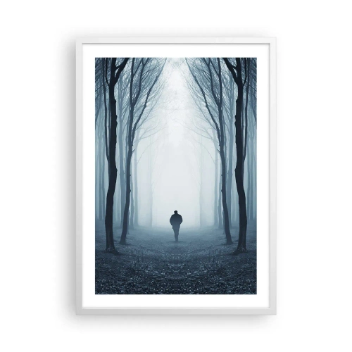 Plakat w białej ramie - I wszystko proste i jasne - 50x70 cm