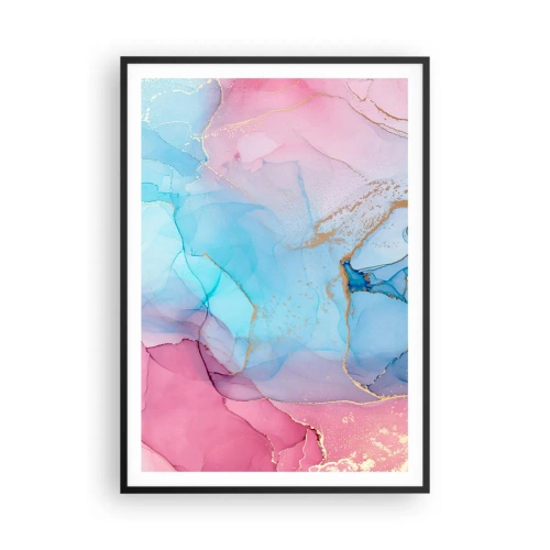 Plakat w czarnej ramie - Spotkanie i przenikanie - 70x100 cm