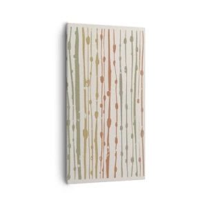 Obraz na płótnie - Muzyczny zapis barw - 55x100 cm