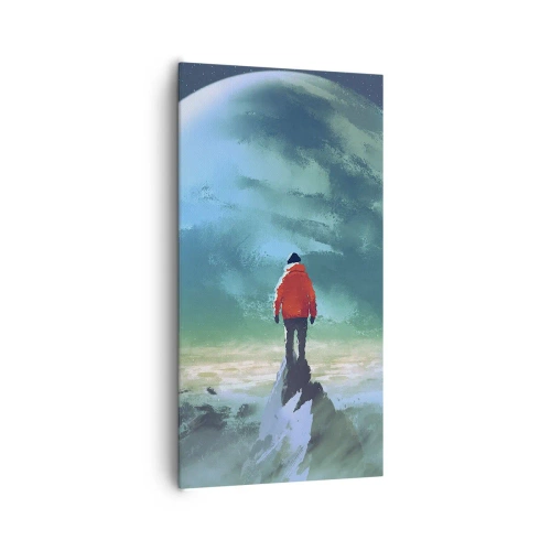 Obraz na płótnie - Odkrywca nowej ziemi - 65x120 cm