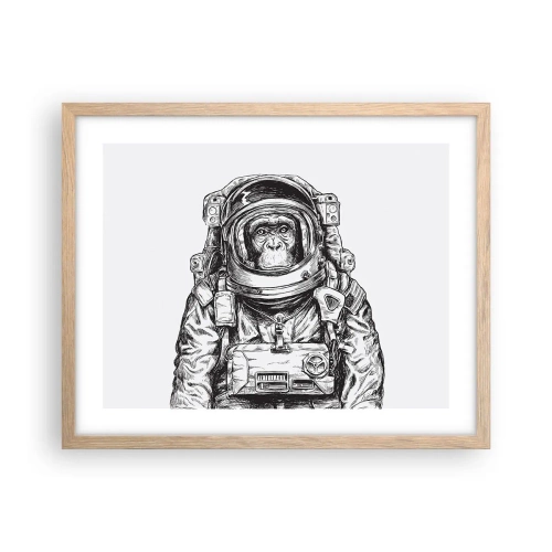 Plakat w ramie jasny dąb - Alternatywna ewolucja - 50x40 cm