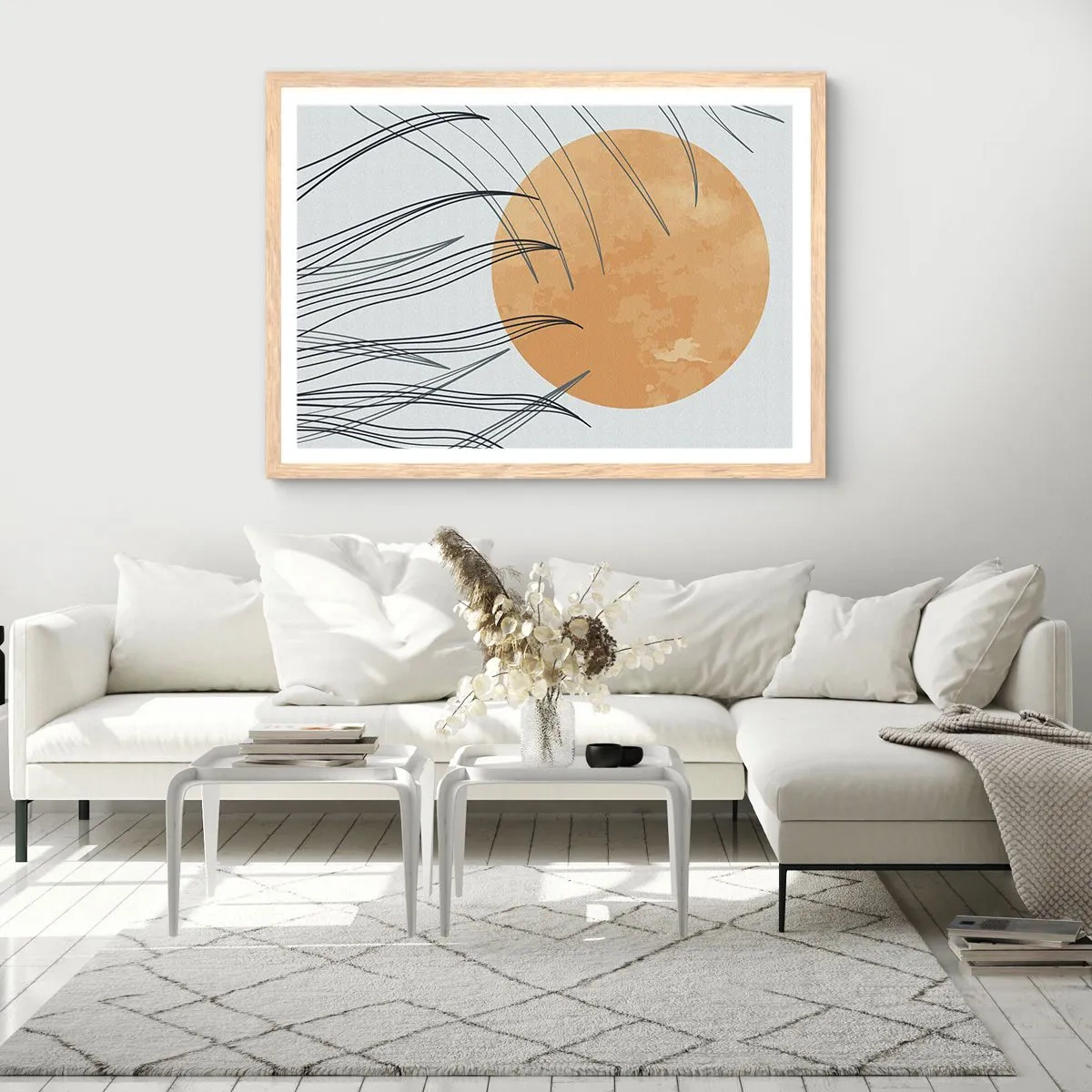 Plakat w ramie jasny dąb - Zawsze ku słońcu - 91x61 cm