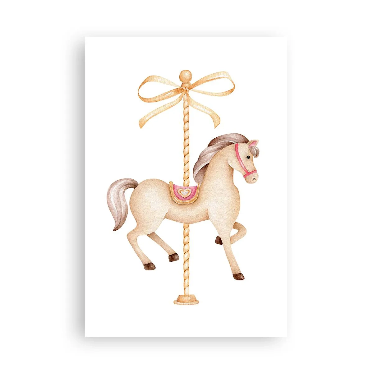 Plakat - Wdzięcznym kłusem - 61x91 cm