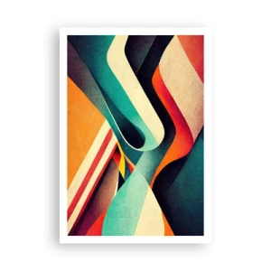 Plakat - Kompozycja intensywna - 70x100 cm