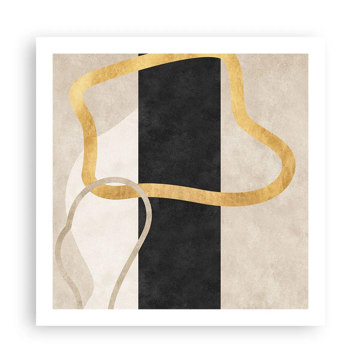 Plakat - Kształty zapętlone - 60x60 cm