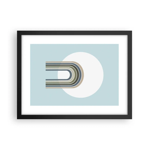 Plakat w czarnej ramie - Nieodparte przyciąganie - 40x30 cm