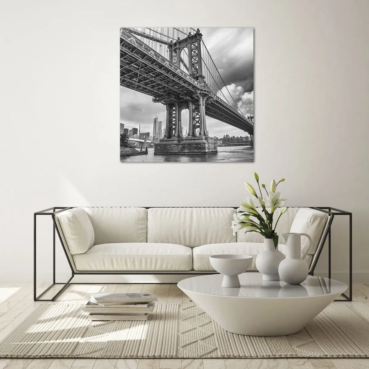 Obraz na szkle - Do serca miasta - 50x50 cm