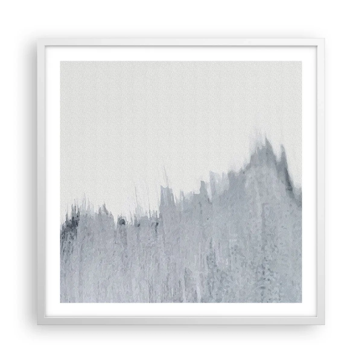 Plakat w białej ramie - Tajemniczy zapis - 60x60 cm