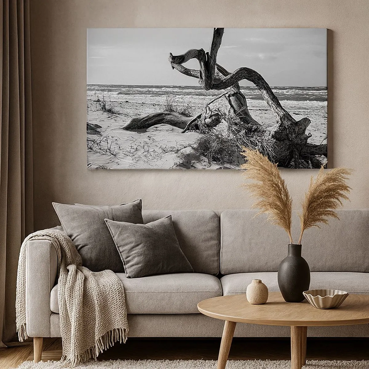 Obraz na płótnie - Morska rzeźba - 100x40 cm