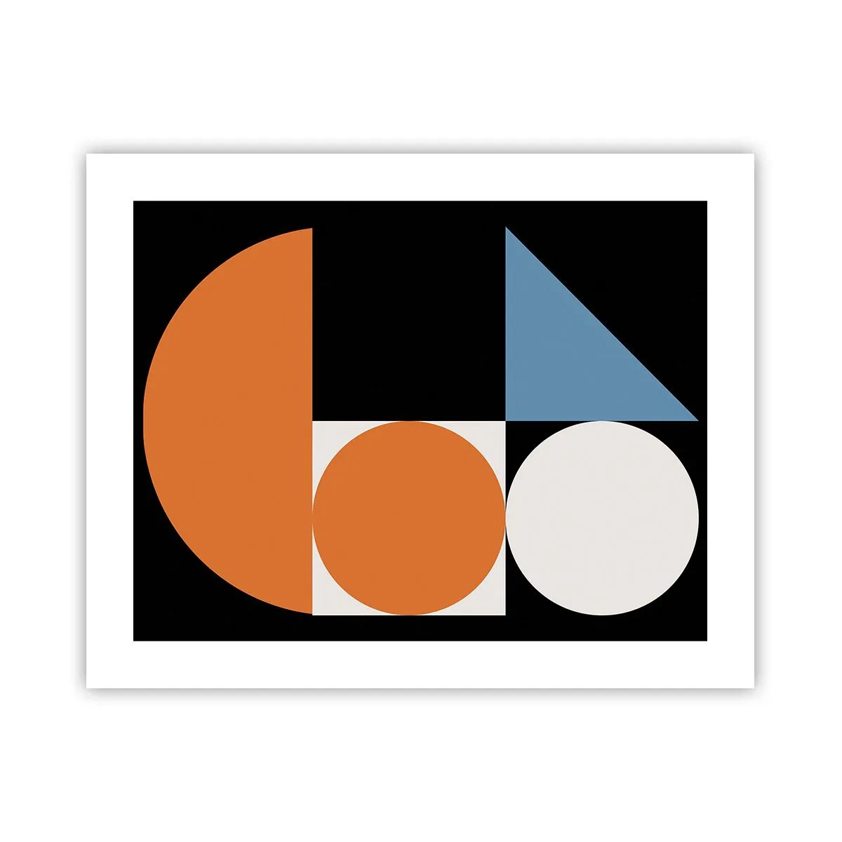 Plakat - Układ figurowy - 50x40 cm