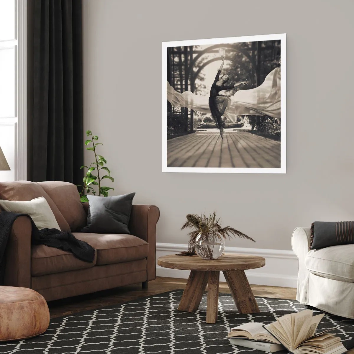 Plakat - Taniec ducha ogrodu - 60x60 cm