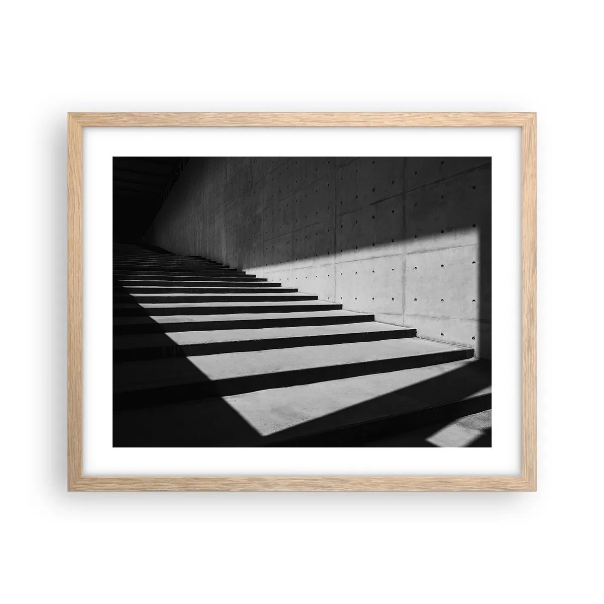 Plakat w ramie jasny dąb - Surowa uroda modernizmu - 50x40 cm