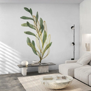 Fototapeta na wymiar Premium Sand - Wszystko co dobre - Liście, Oliwka, Roślina