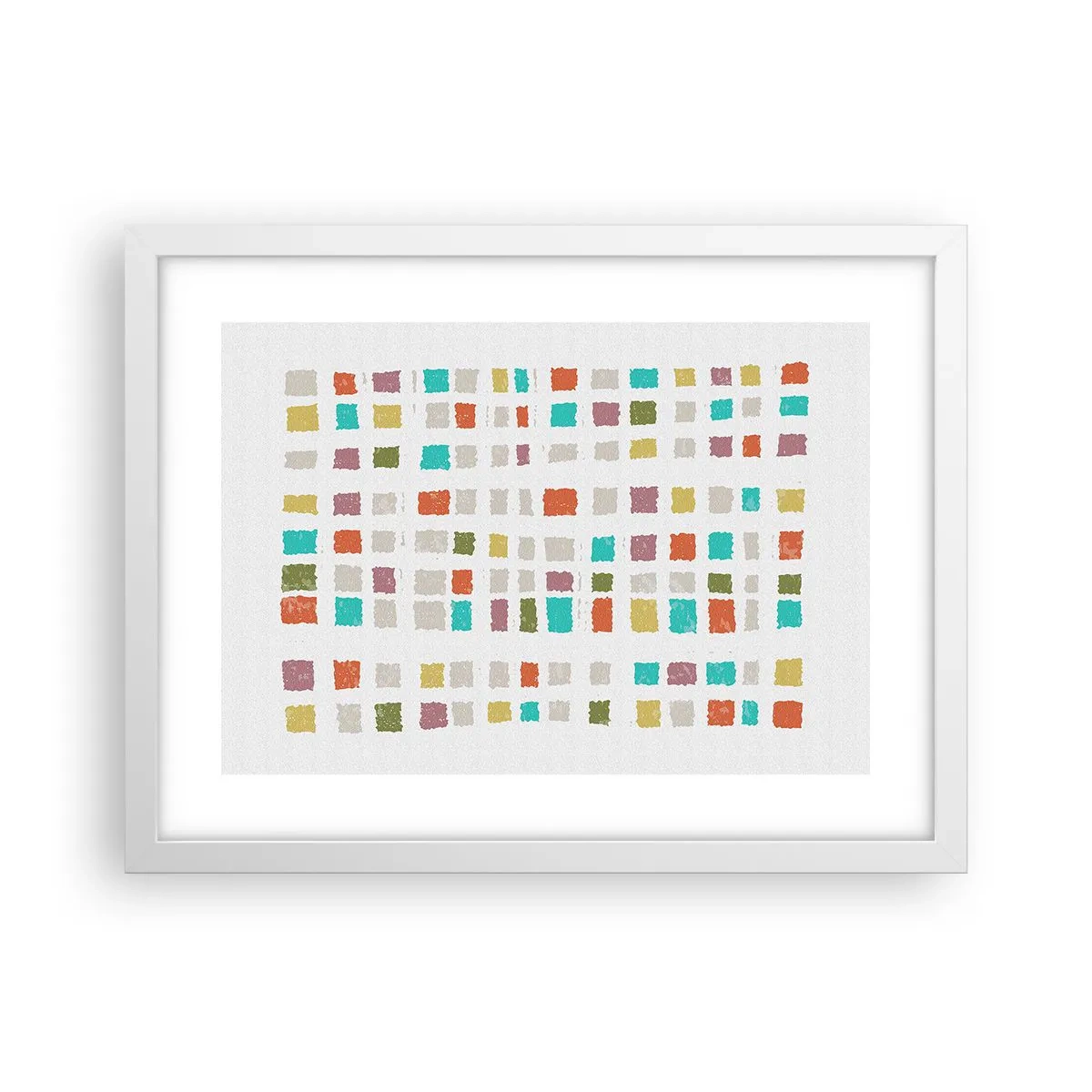 Plakat w białej ramie - Nieznana gra - 40x30 cm