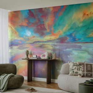 Fototapeta Standard Eco - Dwa nieba - Abstrakcja, Sztuka, Surrealizm - 150x105 cm