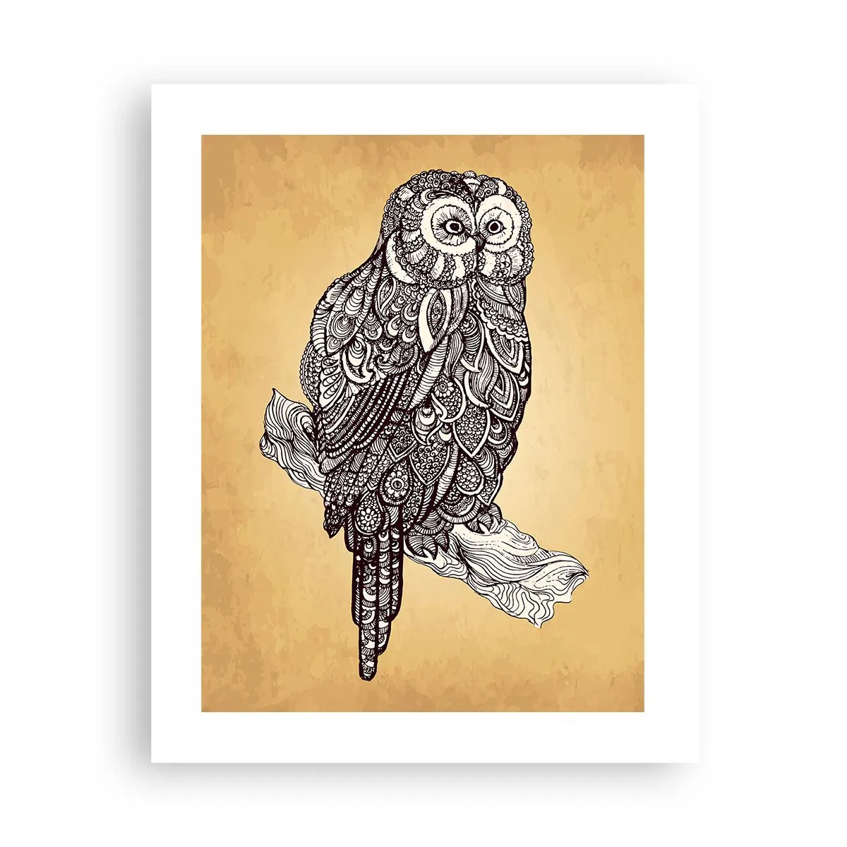 Plakat - Misterne ornamenty mądrości - 40x50 cm
