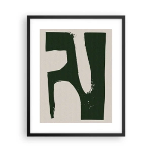 Plakat w czarnej ramie - Zatoki bieli - 40x50 cm